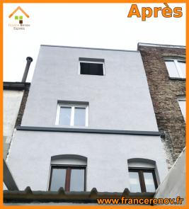 Extension de maison avec surélévation de 2 étages à Lille