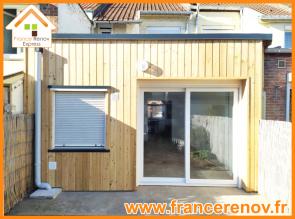 Extension de maison ossature-bois à Lille-Hellemmes