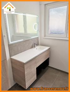 Rénovation de salle de bain & douche à l'italienne à Rebreuve-Ranchicourt