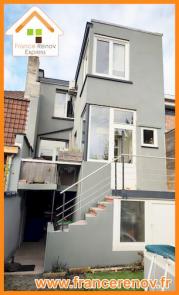 Rénovation d'une façade à Marcq-en-Baroeul