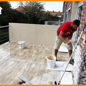 Réalisation d'une terrasse à Saint-André-Lez-Lille