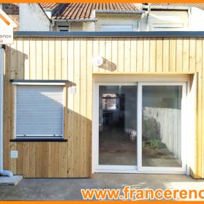 Extension de maison ossature-bois à Lille-Hellemmes