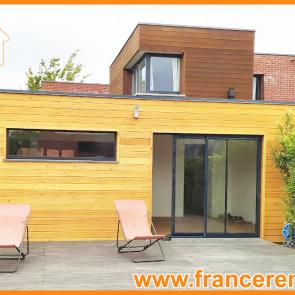 Extension de maison en bois 24m² 