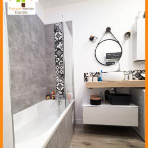 Rénovation complète d'une salle de bains à Tourcoing